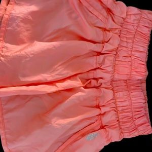 Pink free people way home shorts in size small
